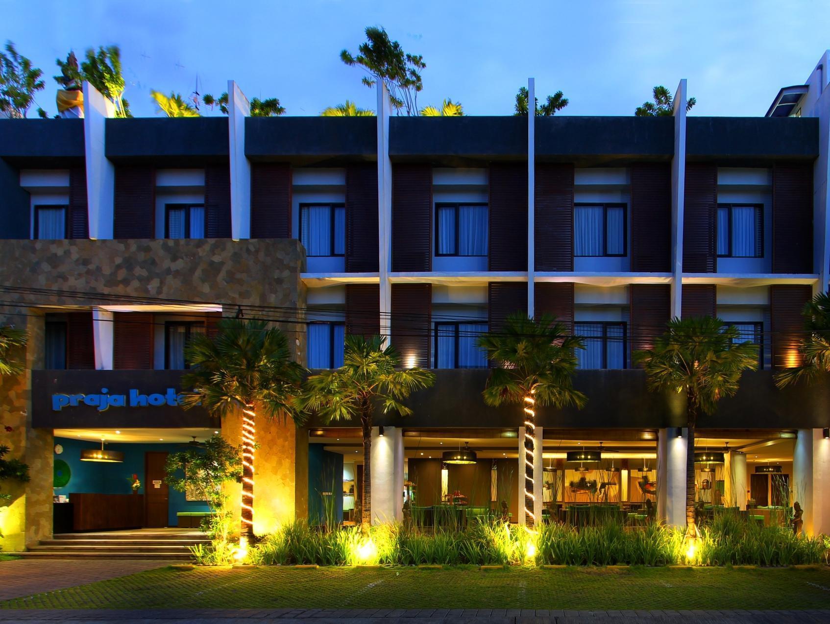 Praja Hotel Denpasar Kültér fotó
